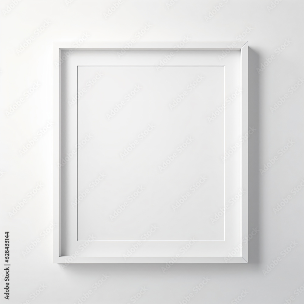 Simple frame layout with white background Simple frame layout with white background