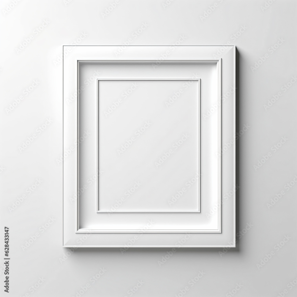 Simple frame layout with white background Simple frame layout with white background
