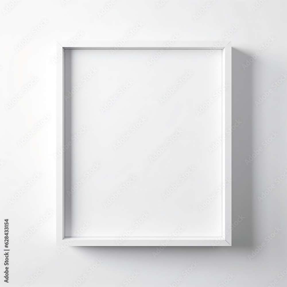 Simple frame layout with white background Simple frame layout with white background
