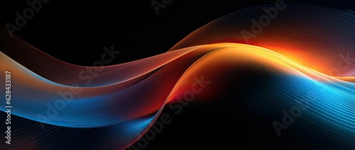 Futuristic abstract backdrop: high-tech elements, precision patterns, vibrant hues