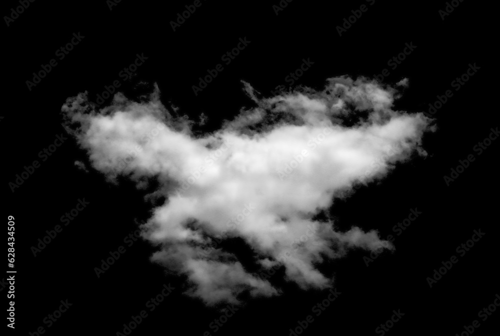 Set of white clouds or fog for design isolated on black background.
Set of white clouds or fog for design isolated on black background.