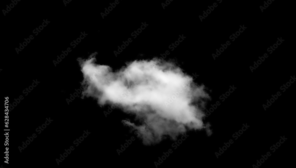 Set of white clouds or fog for design isolated on black background.
Set of white clouds or fog for design isolated on black background.