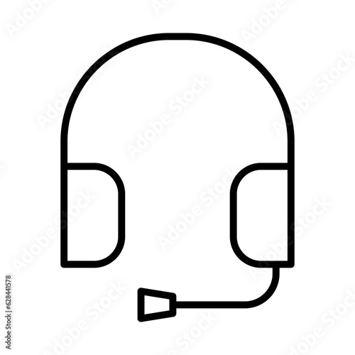 headsets icon or logo isolated sign symbol vector illustration - high quality black style vector icons