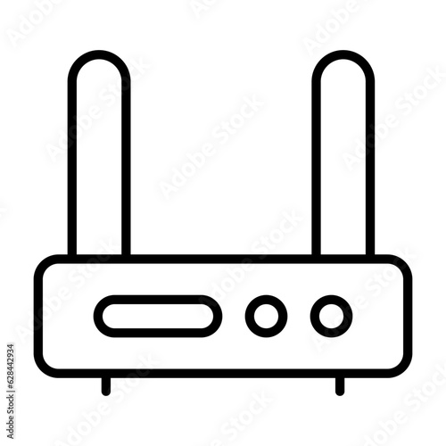 modem icon or logo isolated sign symbol vector illustration - high quality black style vector icons