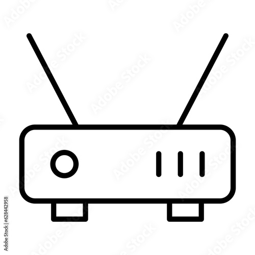 modem icon or logo isolated sign symbol vector illustration - high quality black style vector icons
