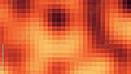 Transform geometric background. Flashing tabstract pixels background. Random small squares. Looping footage. photo