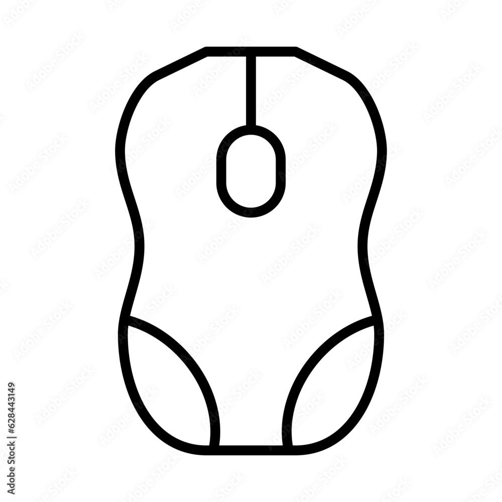 mouse icon or logo isolated sign symbol vector illustration - high quality black style vector icons mouse icon or logo isolated sign symbol vector illustration - high quality black style vector icons