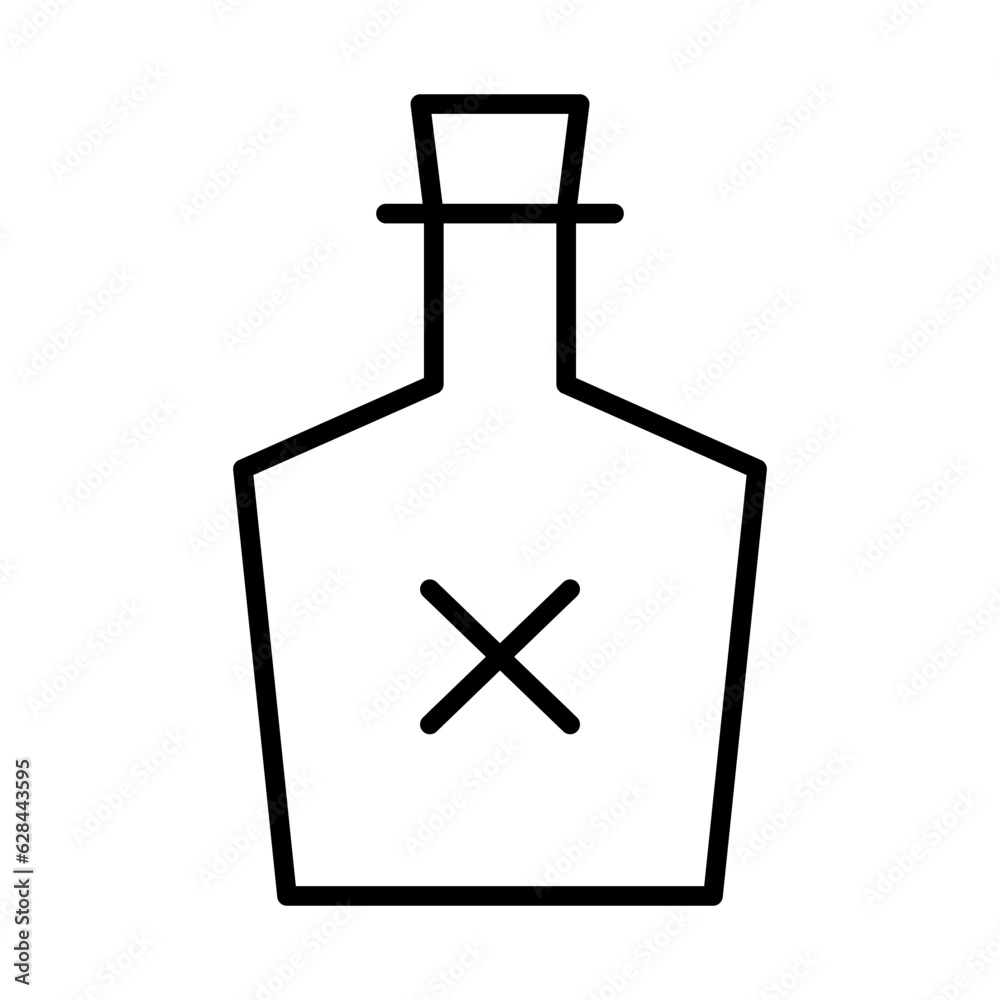 poison icon or logo isolated sign symbol vector illustration - high quality black style vector icons poison icon or logo isolated sign symbol vector illustration - high quality black style vector icons