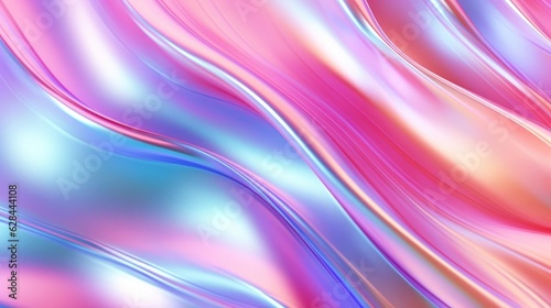 holographic iridescent colorful wave background