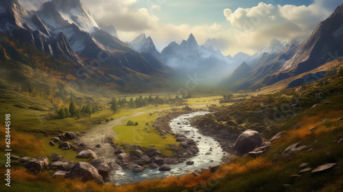 Valley and the Meandering River