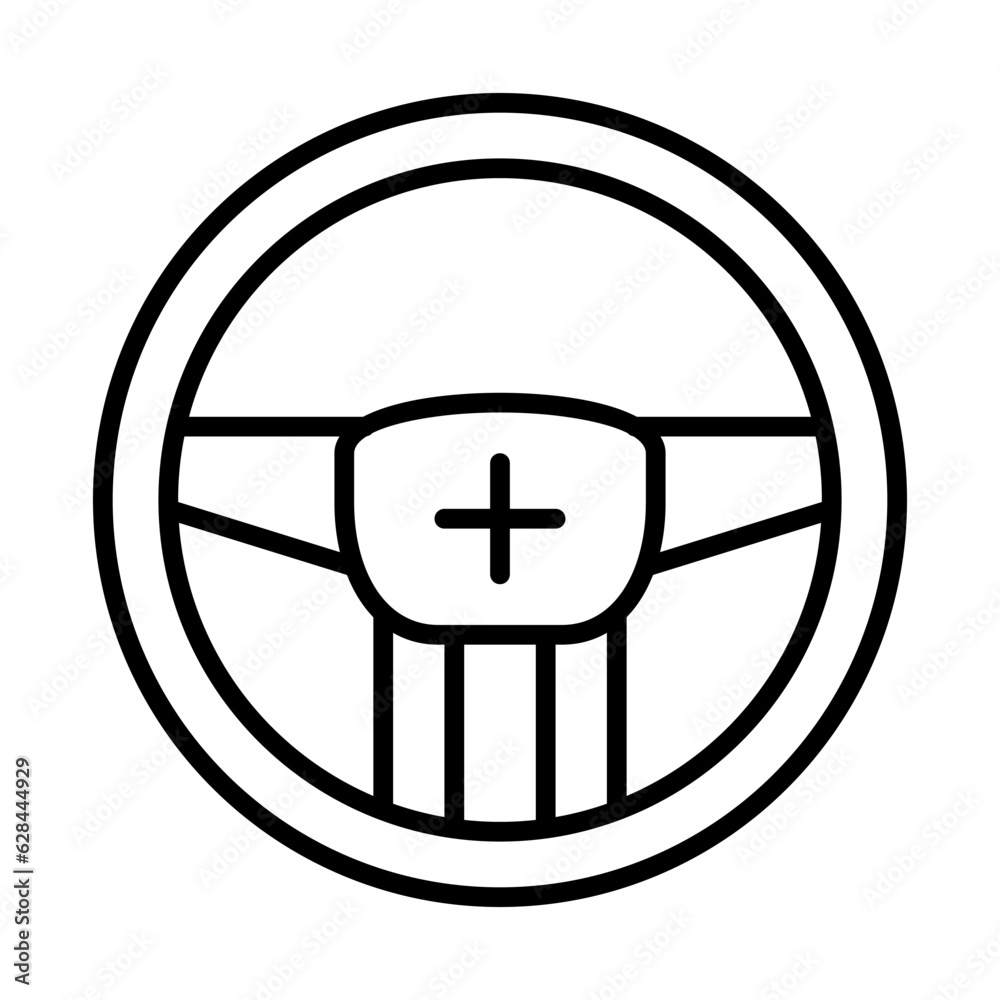 steering wheel icon or logo isolated sign symbol vector illustration - high quality black style vector icons steering wheel icon or logo isolated sign symbol vector illustration - high quality black style vector icons