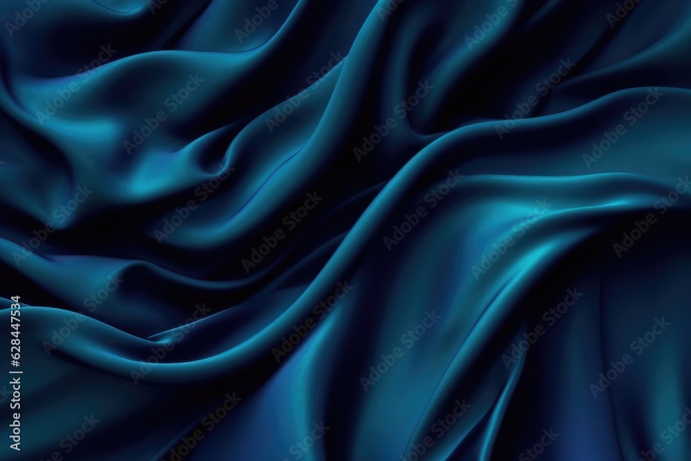Indigo Gleam: Dark Blue Fabric Texture Background with the Radiance of Light Silver and Indigo Indigo Gleam: Dark Blue Fabric Texture Background with the Radiance of Light Silver and Indigo