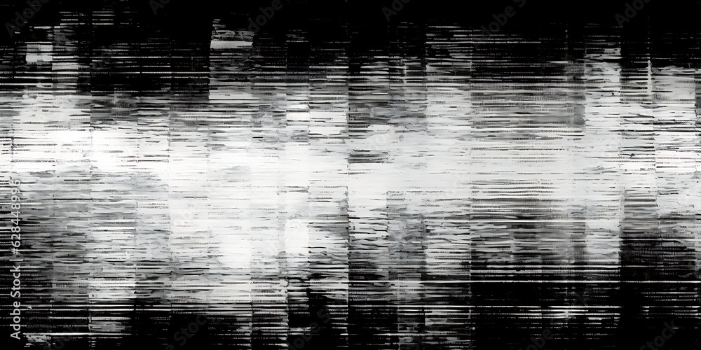 Seamless broken printer streaky faded lines black ink toner texture