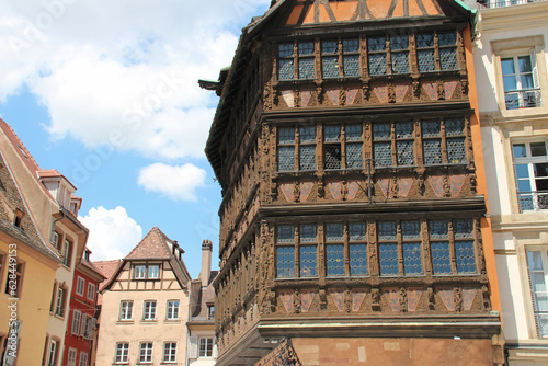 kammerzell house in strasbourg in alsace (france) photo