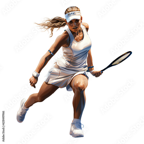 tennis player, Generative AI