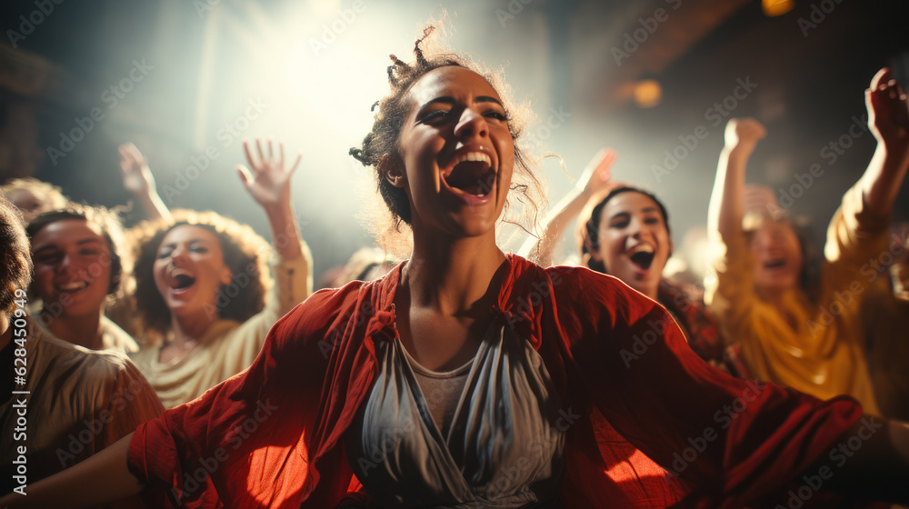 Rhythmic Euphoria: Young Souls Embrace Expressive Dance. Generative AI Rhythmic Euphoria: Young Souls Embrace Expressive Dance. Generative AI