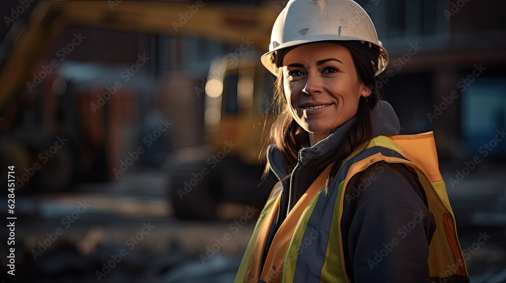 portrait of a worker in helmet portrait of a worker in helmet