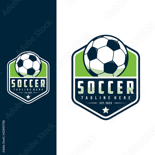 Soccer Logo or football club sign Badge. Football logo vector design