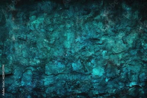 Dark Blue and Green Underwater Abstract: Enhanced Texture for Screen Background in Tonalist Style