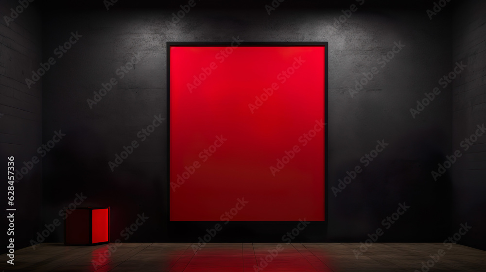 Obraz premium Mockup template inside a modern light room japanese. Generative AI