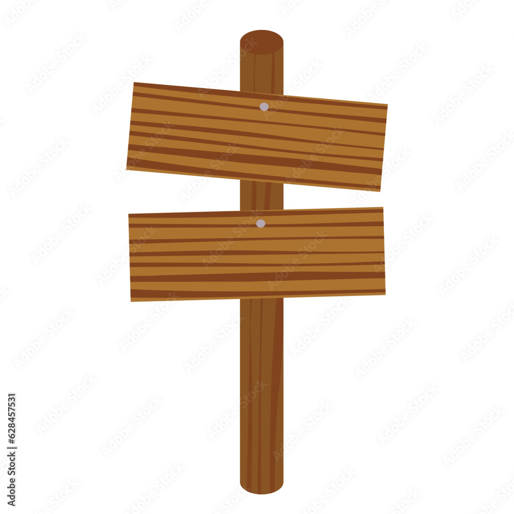 Icon vector wooden signs Icon vector wooden signs