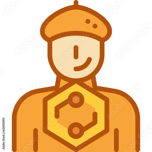 artist two tone icon