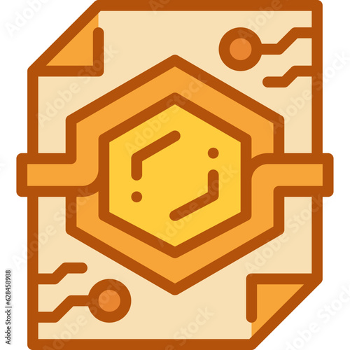 smart contract two tone icon