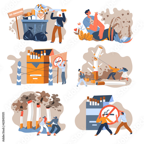 Smoking dangerous for health, prohibited restrict