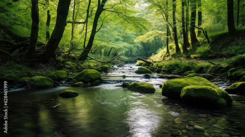 river in the forest