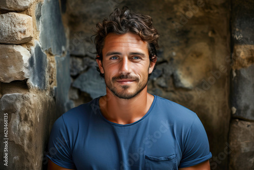 Young man portrait, generat...