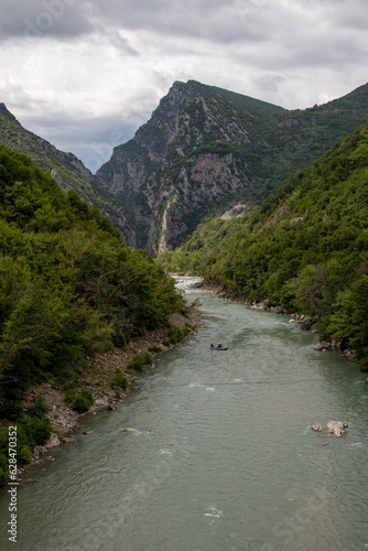 Arachthos river in the mountains photo