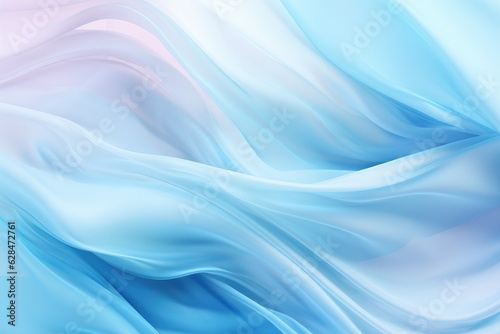 Abstract background with soft pastel waves. For designing apps or products. Generative AI