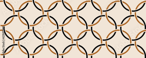 abstract geometric chain seamless pattern. chain pattern, geometric pattern, link pattern.
