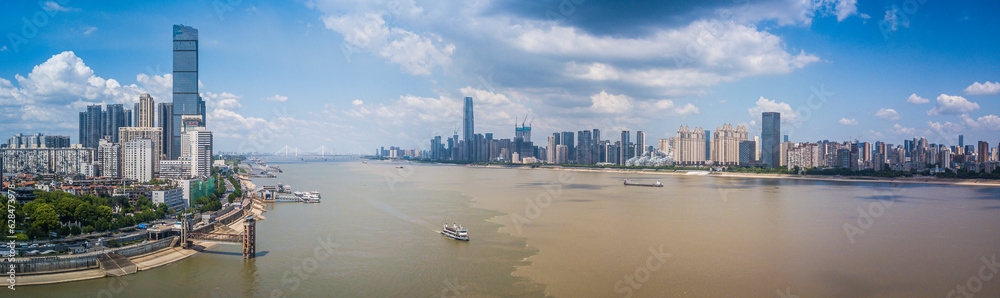 Naklejka premium view of the city