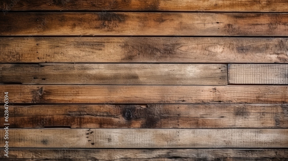 empty old wood plank wall, generative ai empty old wood plank wall, generative ai