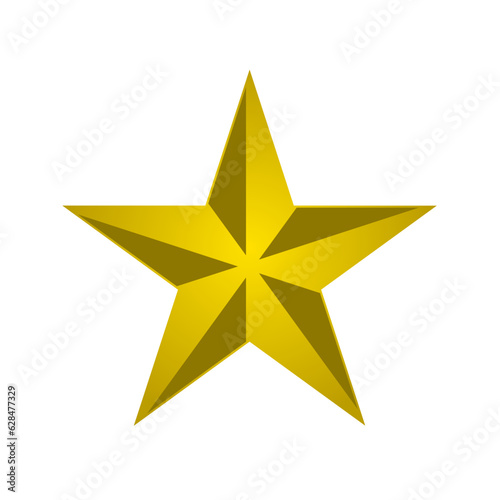 Icon golden star