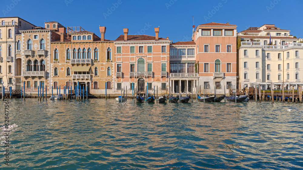 Houses Grand Canal Venice Italy