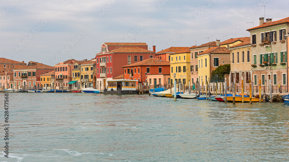 Houses Murano Island Italy