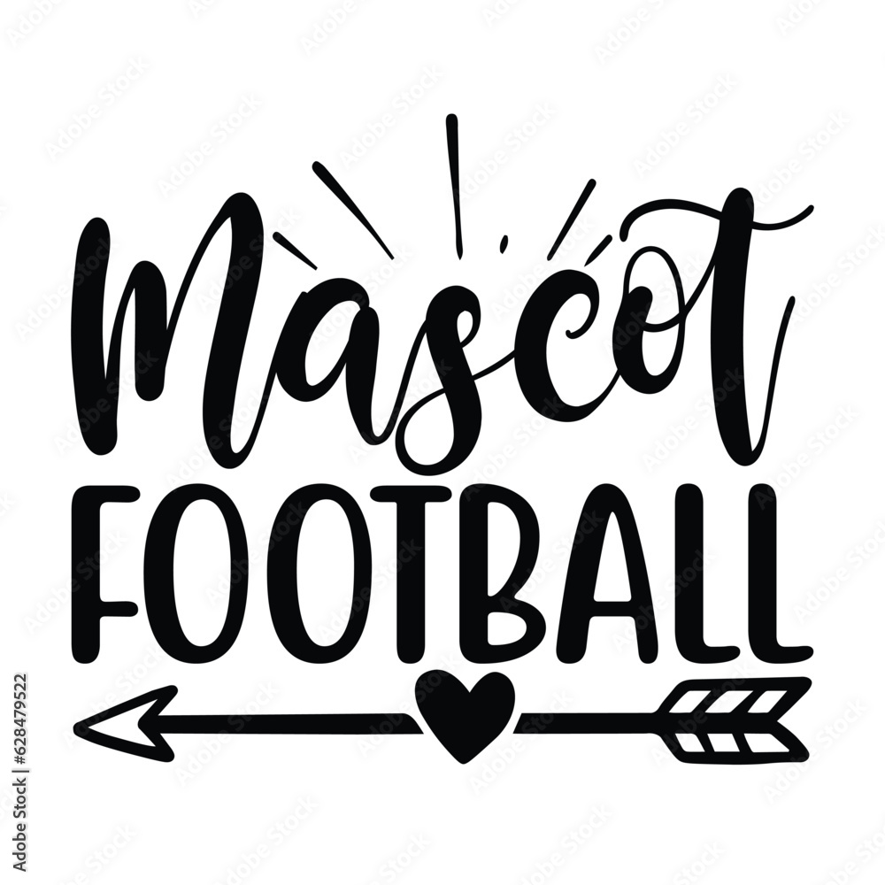 Mascot Football , Football SVG T shirt Design Vector file.