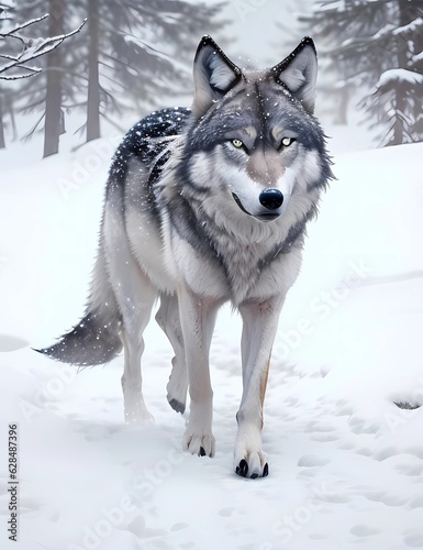 wolf in winter generative ai