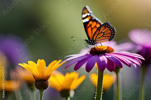 butterfly on flower © UMAR_ART