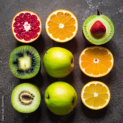 Natural fruits 