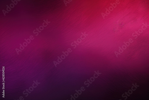 Fototapeta Dark purple background, black magenta plum colors gradient with grain texture ef