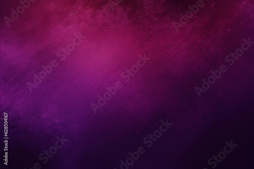 Foto Dark purple background, black magenta plum colors gradient with grain texture ef