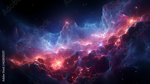 Generative AI, Ethereal Cosmos: Volumetric Light in the Neural Nebula