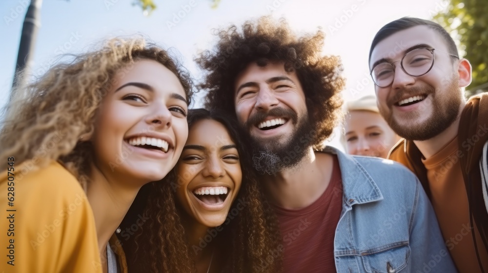 Multiracial best friends enjoying time together, Happy and smile. Multiracial best friends enjoying time together, Happy and smile.