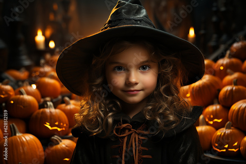 child in halloween costume