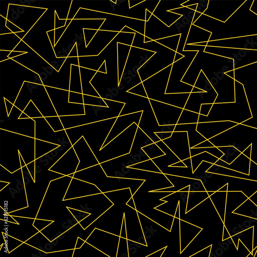 Abstract geometric pattern - chaotic lines seamless texture
