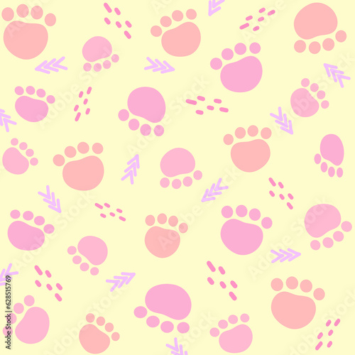 seamless pattern with cat