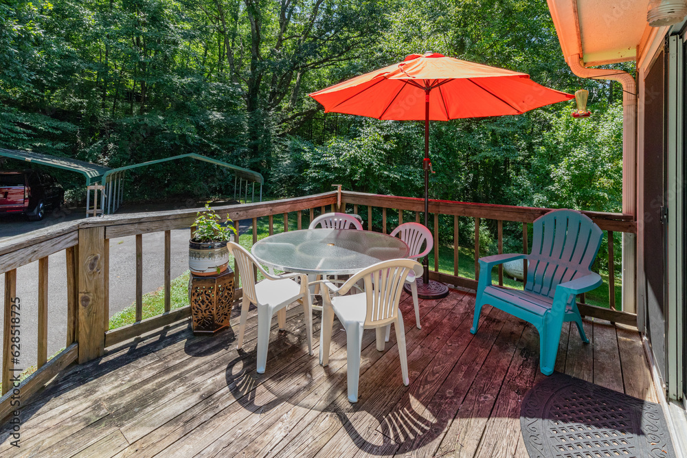 Obraz premium patio porch area